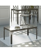 Mesas y sillas de forja